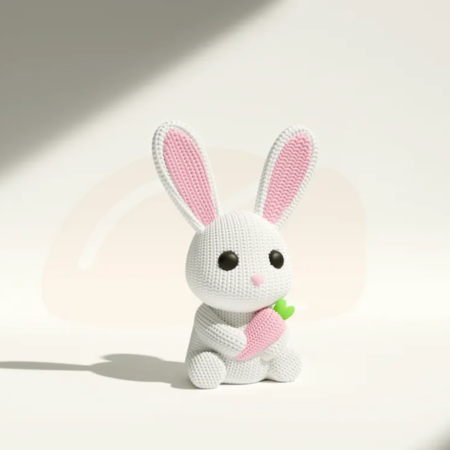 Knitted Bunny - 12 Zodiac Series