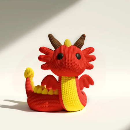 Knitted Dragon - 12 Zodiac Series