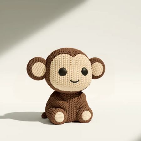 Knitted Monkey – 12 Zodiac Series