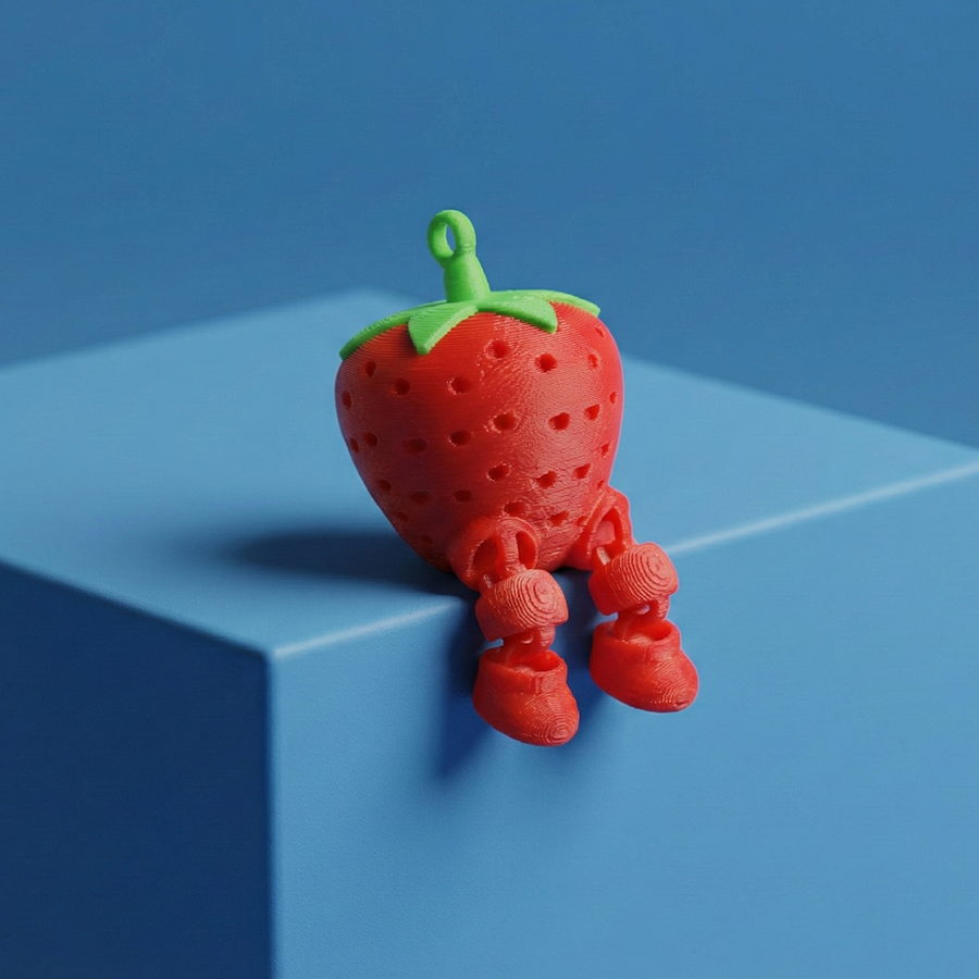 Strawberry Keychain