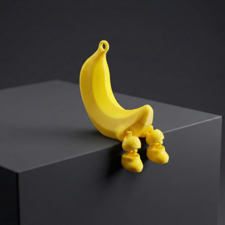 Banana Keychain