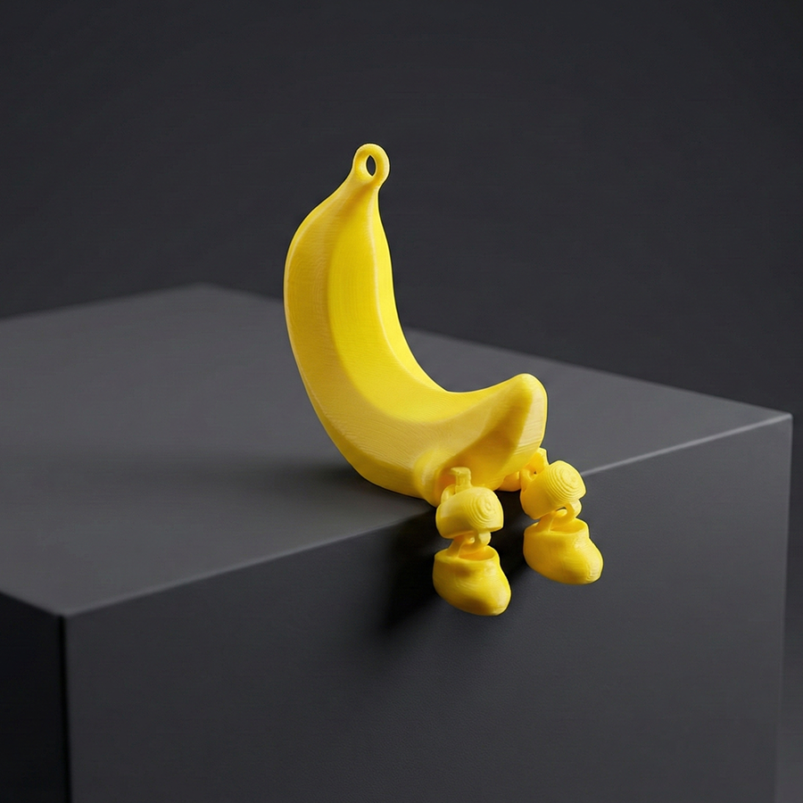 Banana Keychain