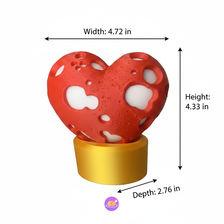 Heart-Shaped Moon Lamp - Image 3