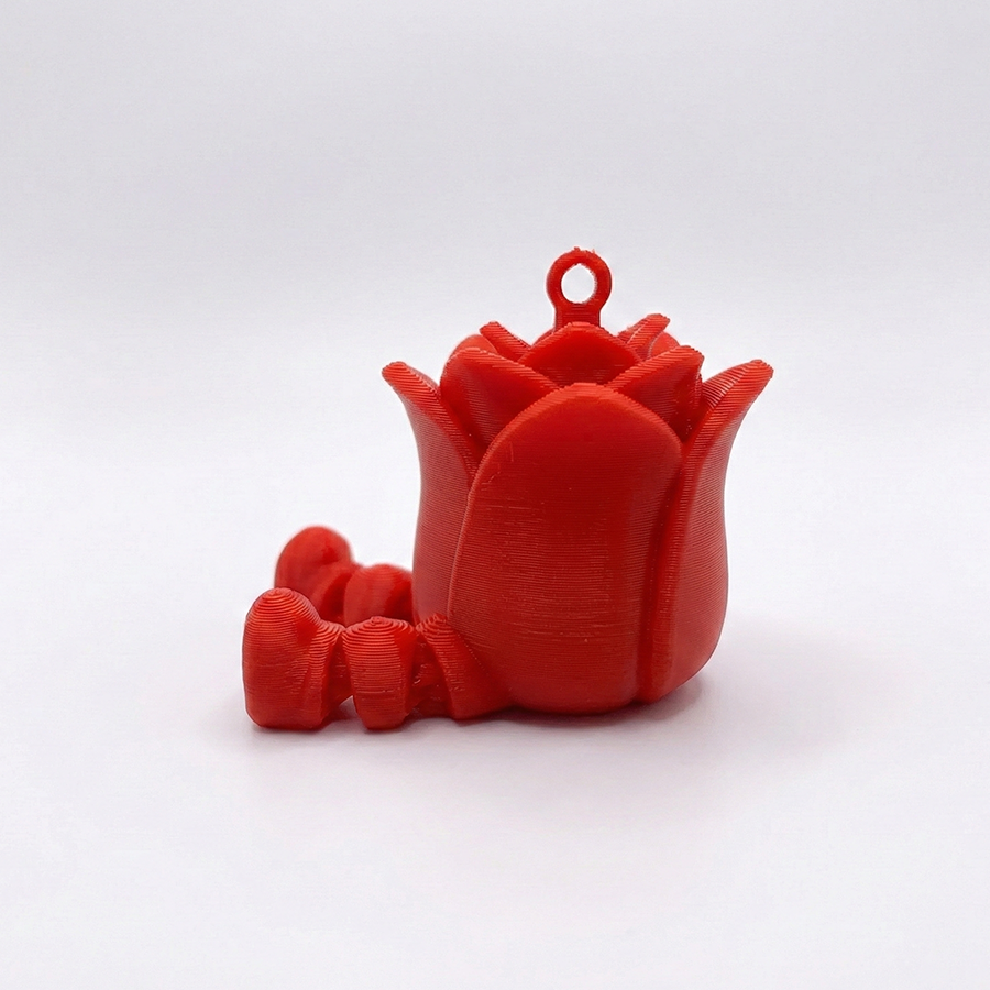 Valentine's Day Rose Keychain - Image 4